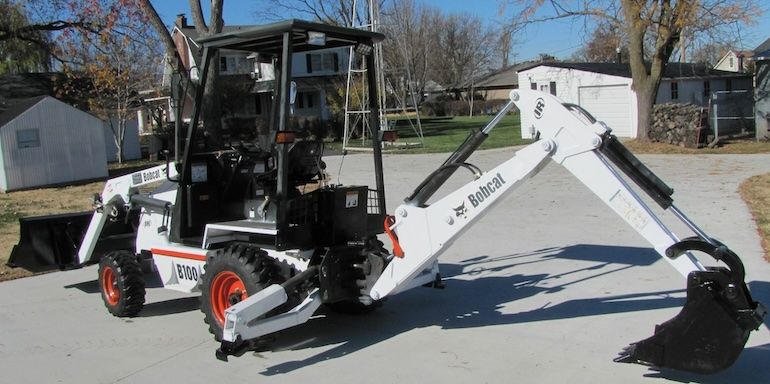 Bobcat B100 Backhoe Loader Dimensions