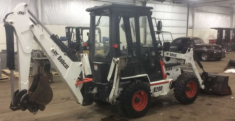 Bobcat B200 Backhoe Loader Dimensions