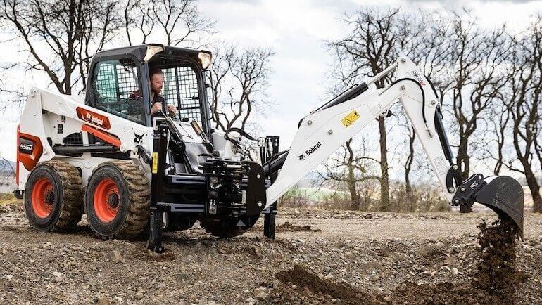 Bobcat B35V SSL Backhoe Attachment Capacity