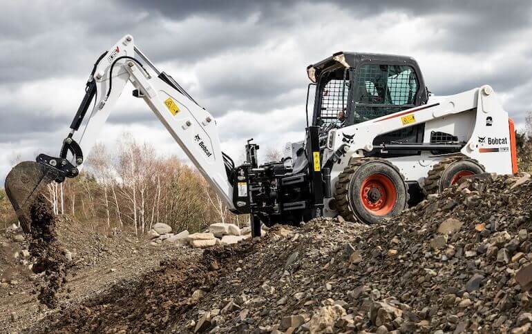 Bobcat B35V SSL Backhoe Attachment