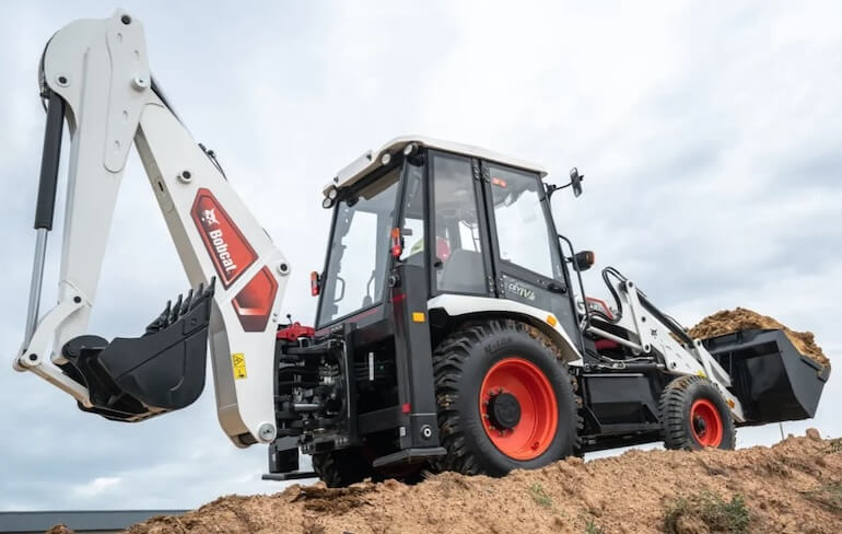 Bobcat B900 Backhoe Loader Dimensions