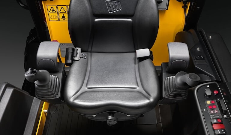 JCB 1CXT Cab Interior