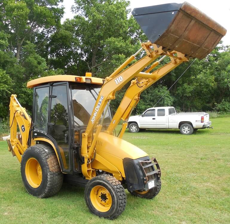 John Deere 110TLB Backhoe Loader Specs