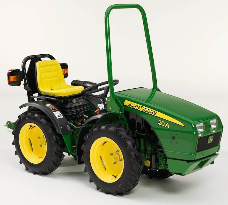 John Deere Milenio 20A Compact Tractor Specifications and Dimensions