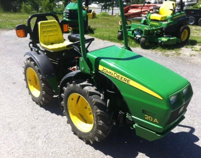 John Deere Milenio 20A Orchard Tractor Specs