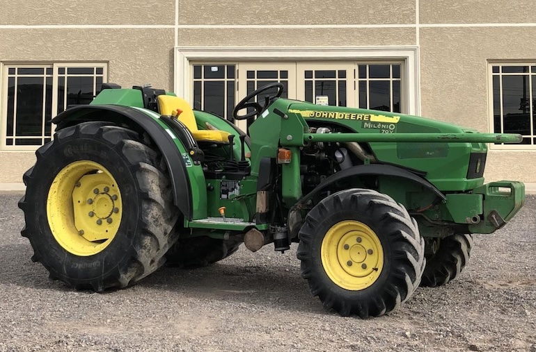 John Deere Milenio 70V Vineyard Tractor Specs