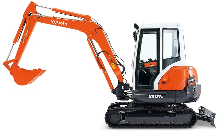 Kubota KX121-3 Mini Excavator Specs