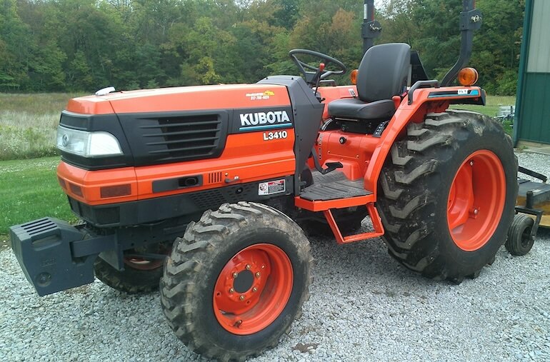 Kubota L3410 Compact Utility Tractor Specifications