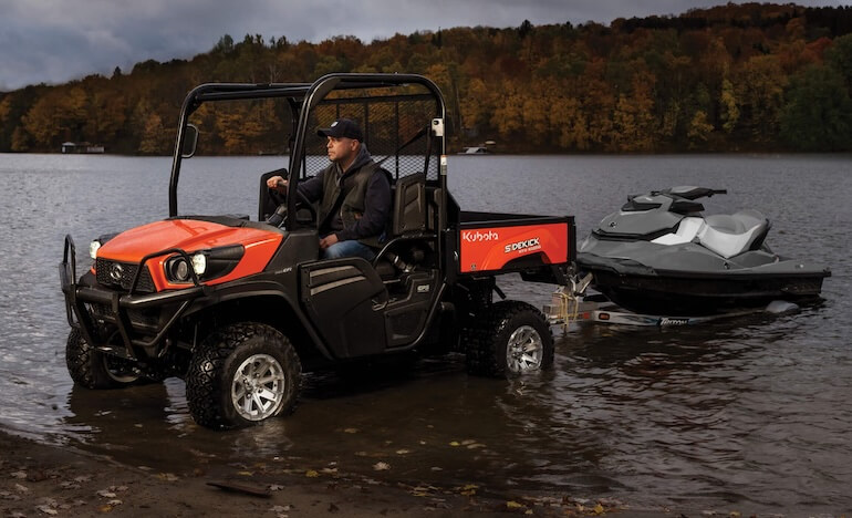 Kubota RTV-XG850 SIDEKICK UTV Capacity