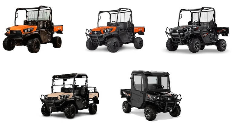 Kubota RTV-XG850 SIDEKICK UTV Models