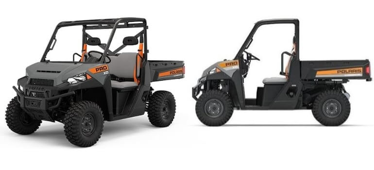 Polaris Pro XD Full-Size UTV Dimensions