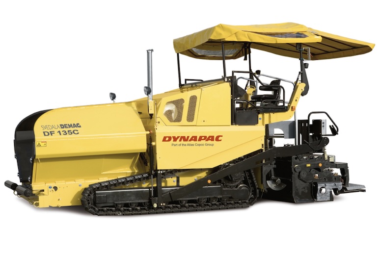 Svedala Demag DF 135C Asphalt Paver Specs