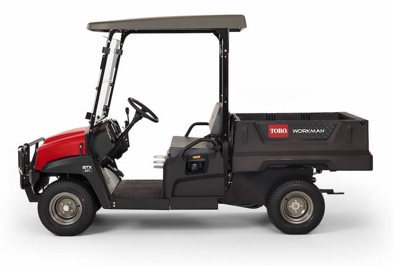 Toro Workman GTX UTV Gas EFI Dimensions